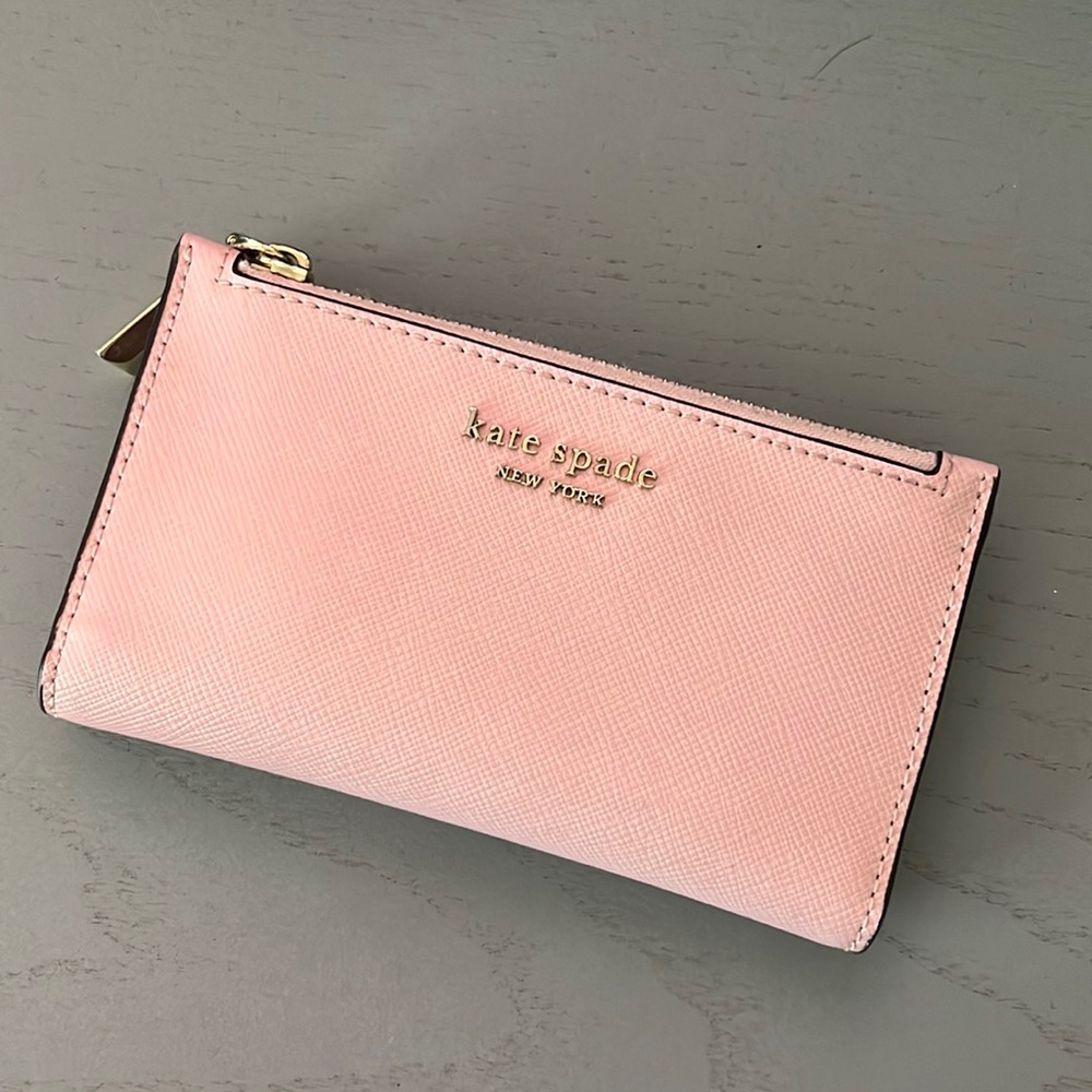 Baby pink Kate Spade wallet
